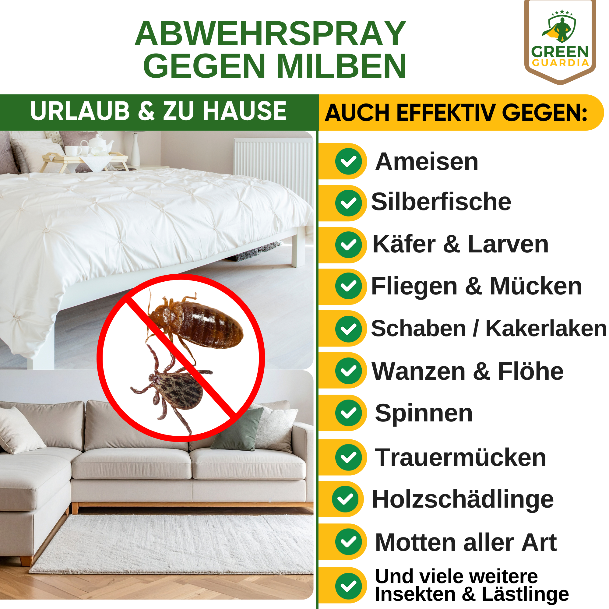 Milben-Abwehrspray Power-Konzentrat