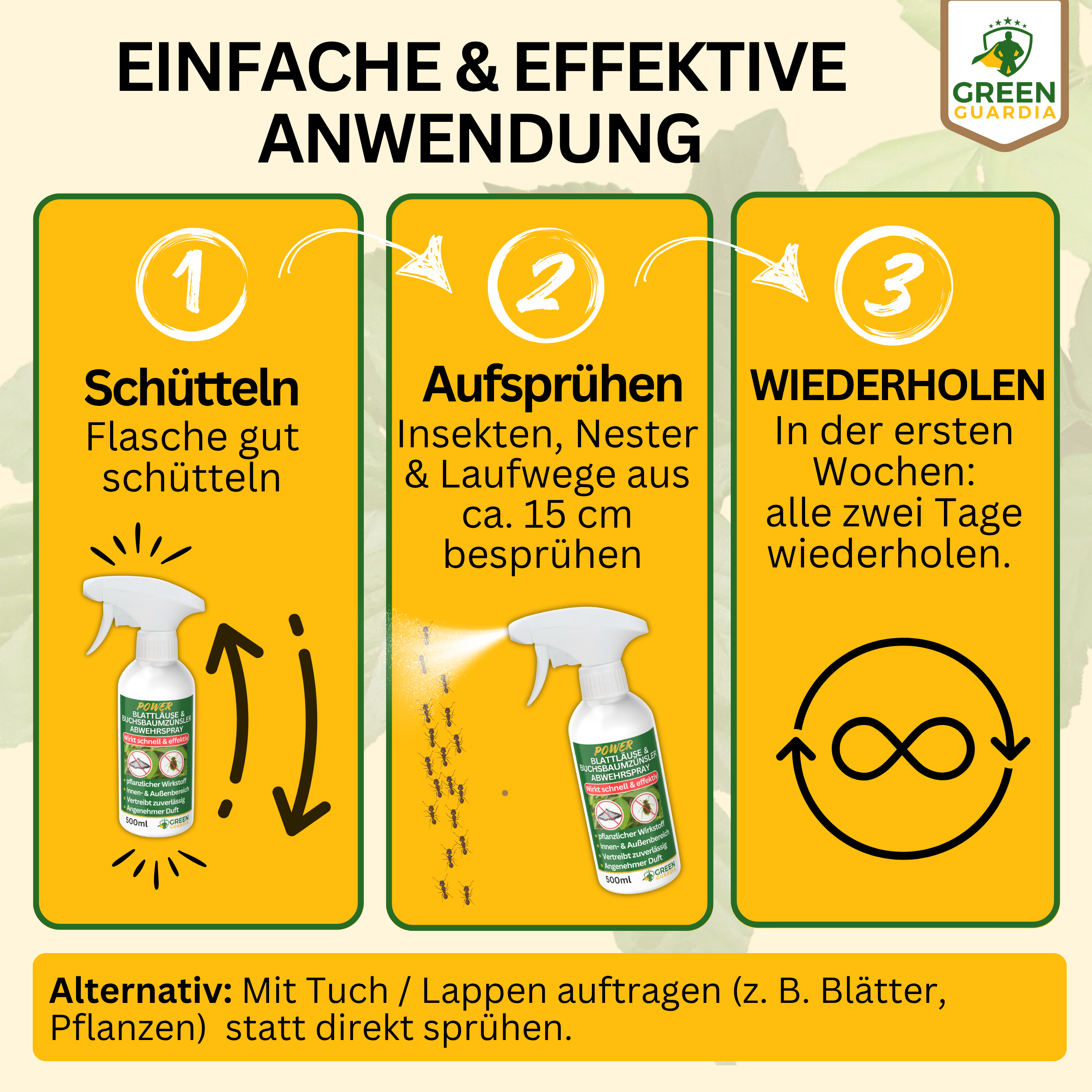 Blattläuse Abwehrspray Power-Konzentrat