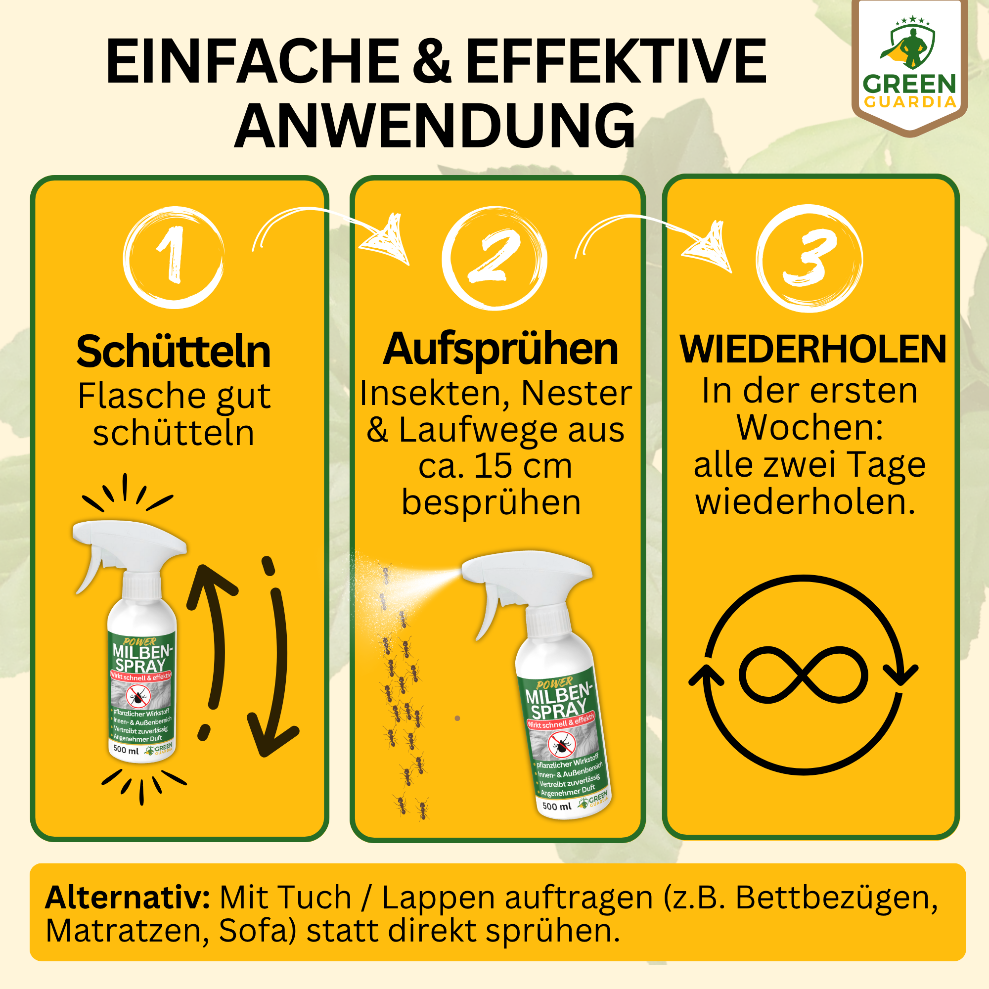 Milben-Abwehrspray Power-Konzentrat