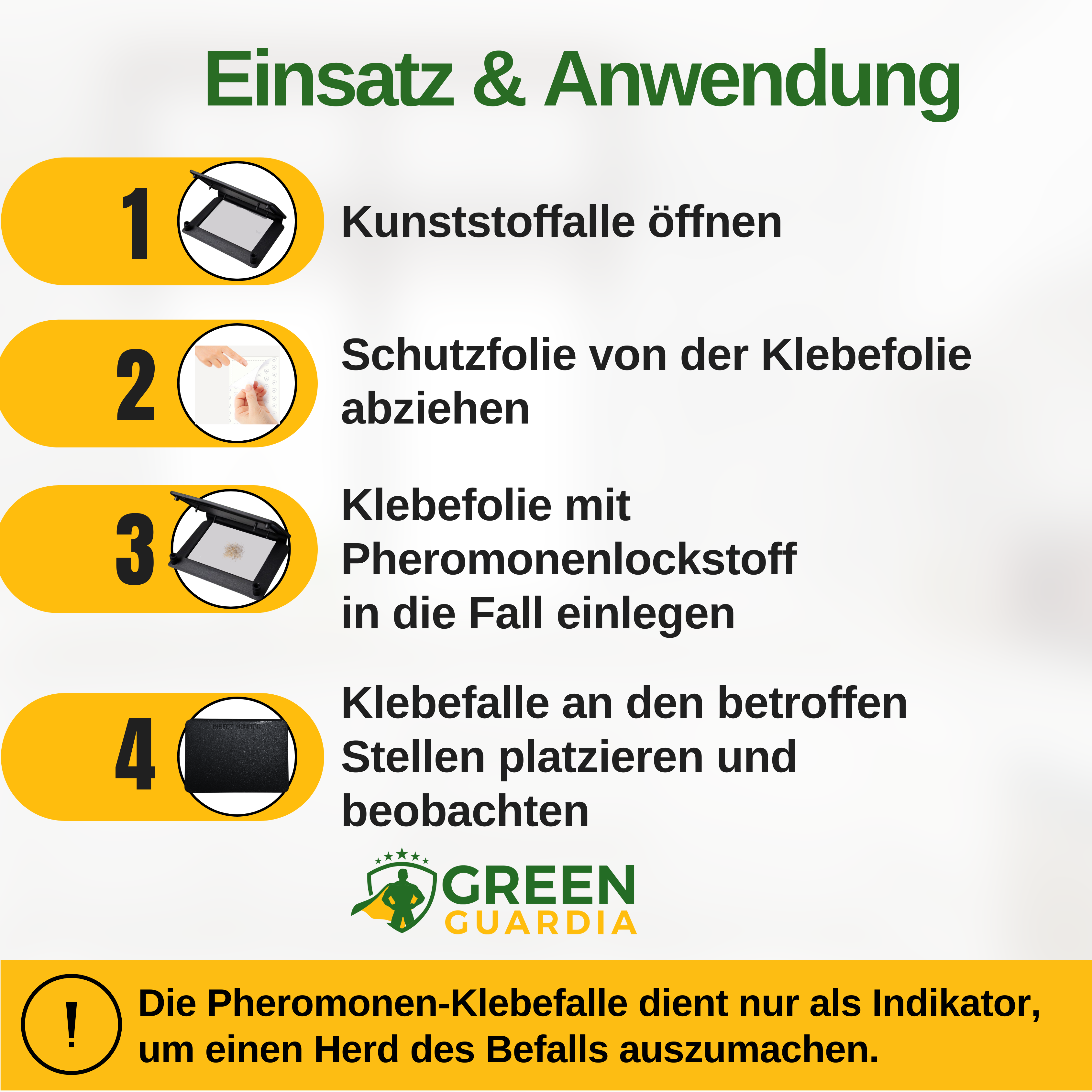 Brotkäfer Falle mit Pheromon-Lockstoff
