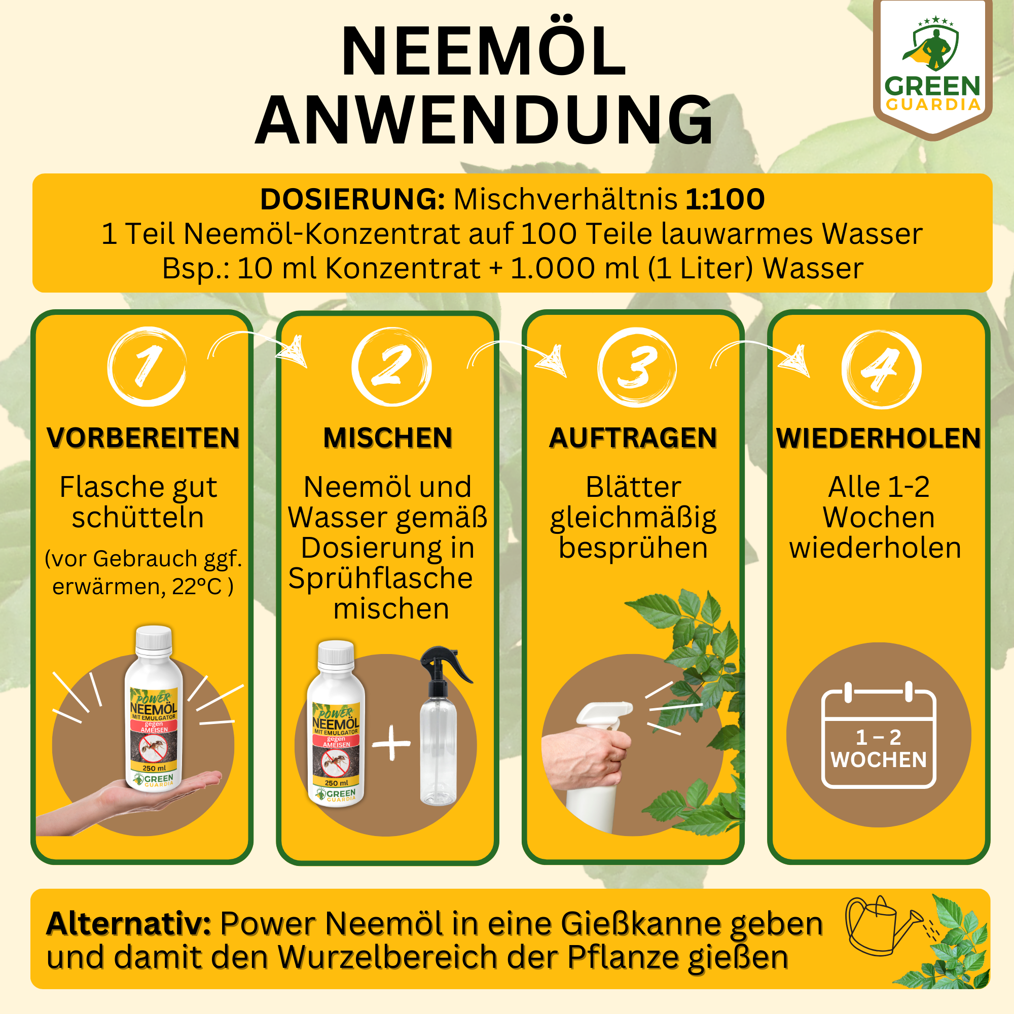 Power Neemöl gegen Ameisen