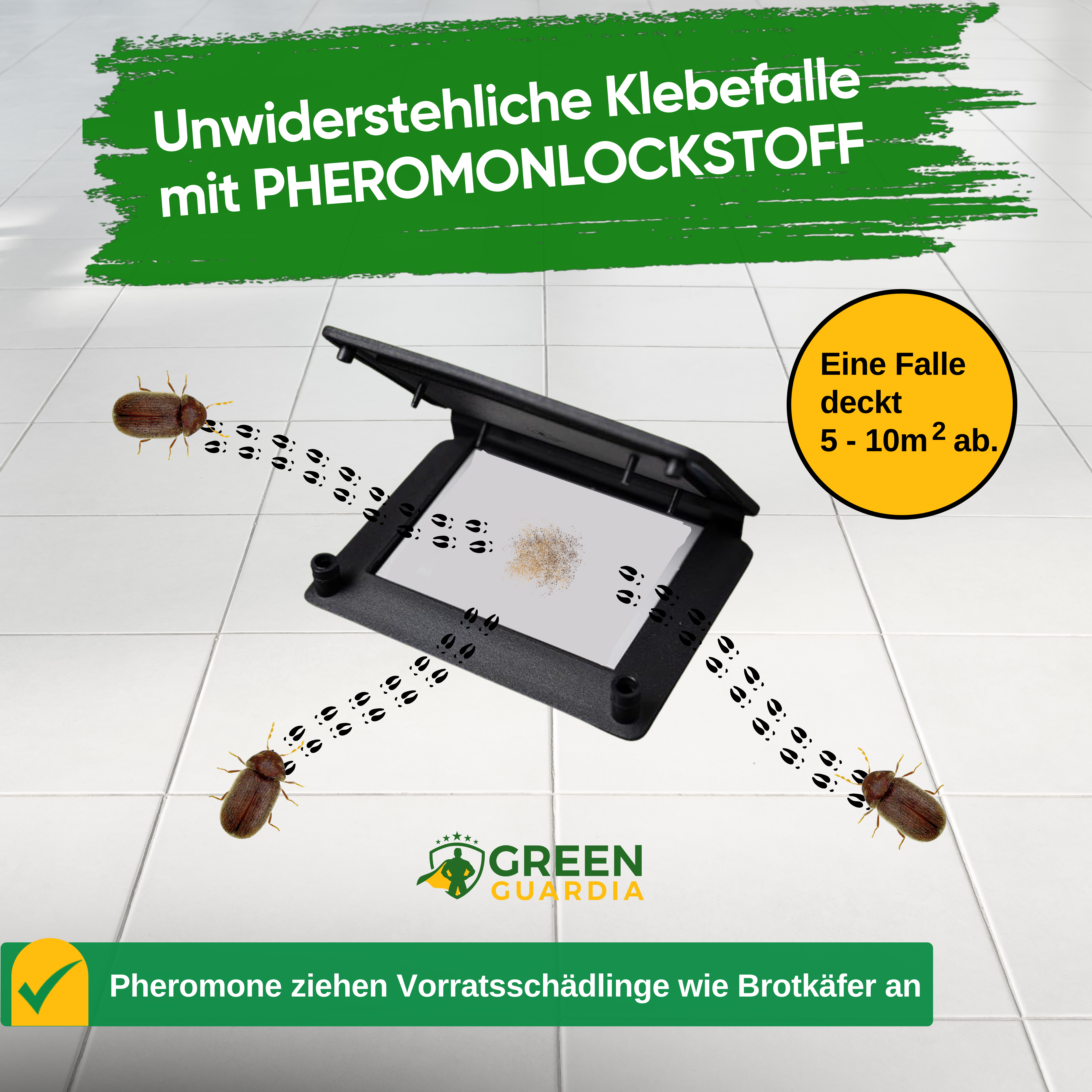 Brotkäfer Falle mit Pheromon-Lockstoff