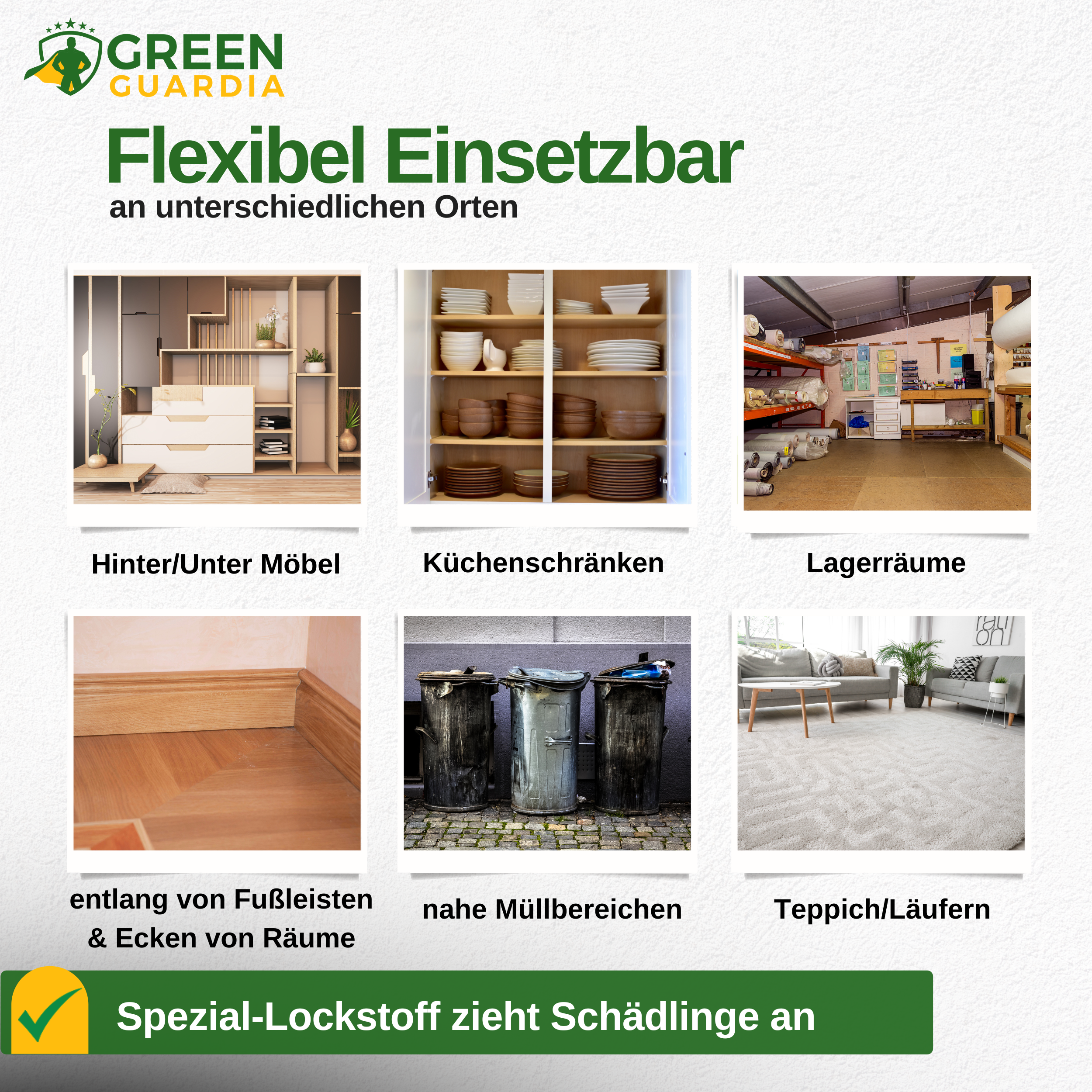 Brotkäfer Falle mit Spezial-Lockstoff