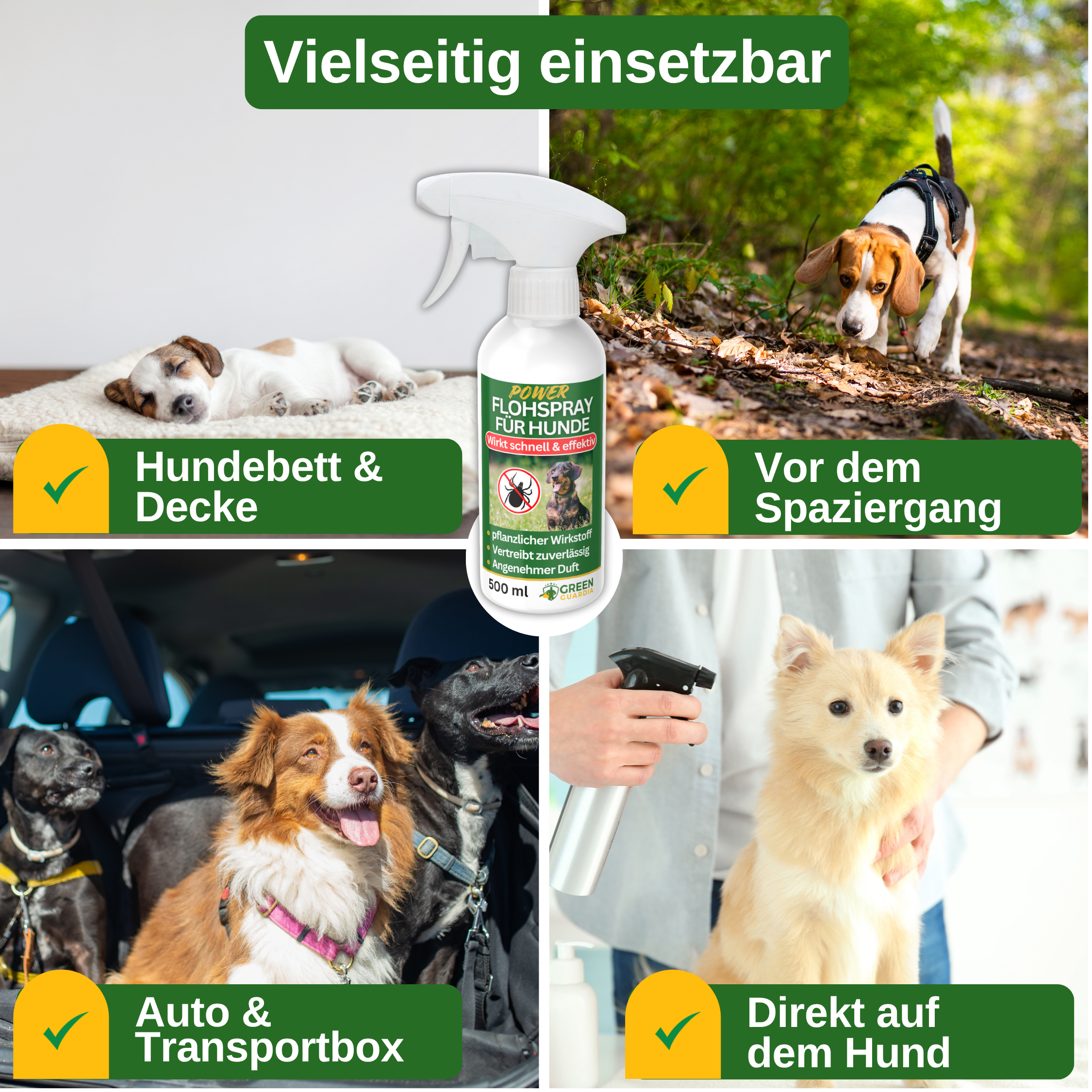 Zecken Abwehrspray Power-Konzentrat für Hunde
