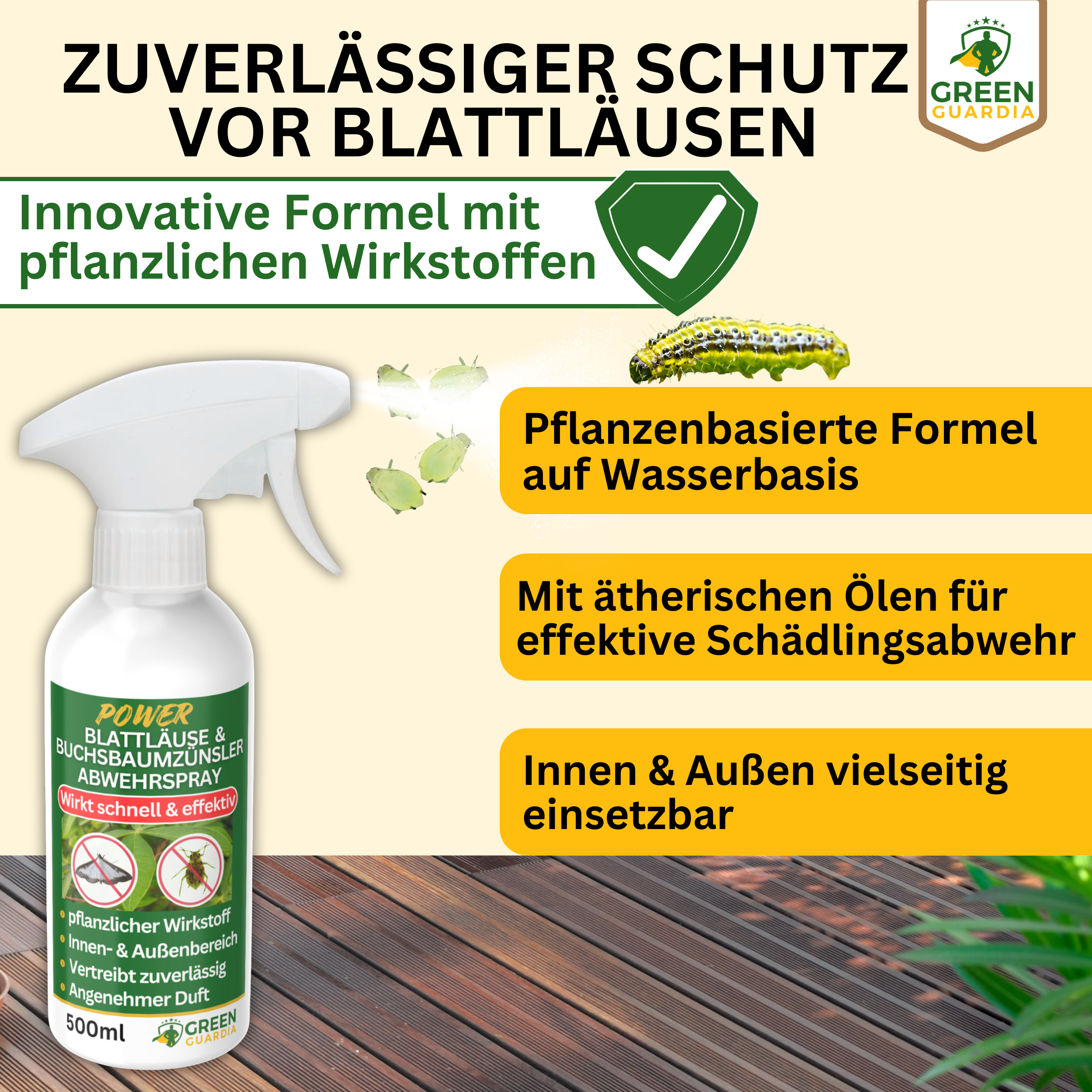 Blattläuse Abwehrspray Power-Konzentrat