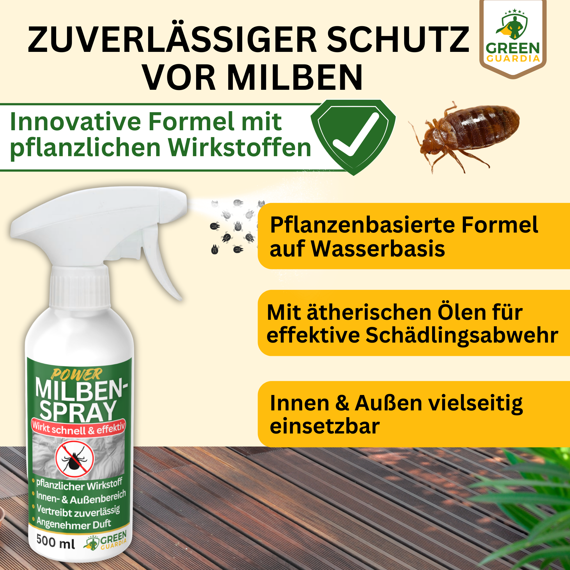 Milben-Abwehrspray Power-Konzentrat