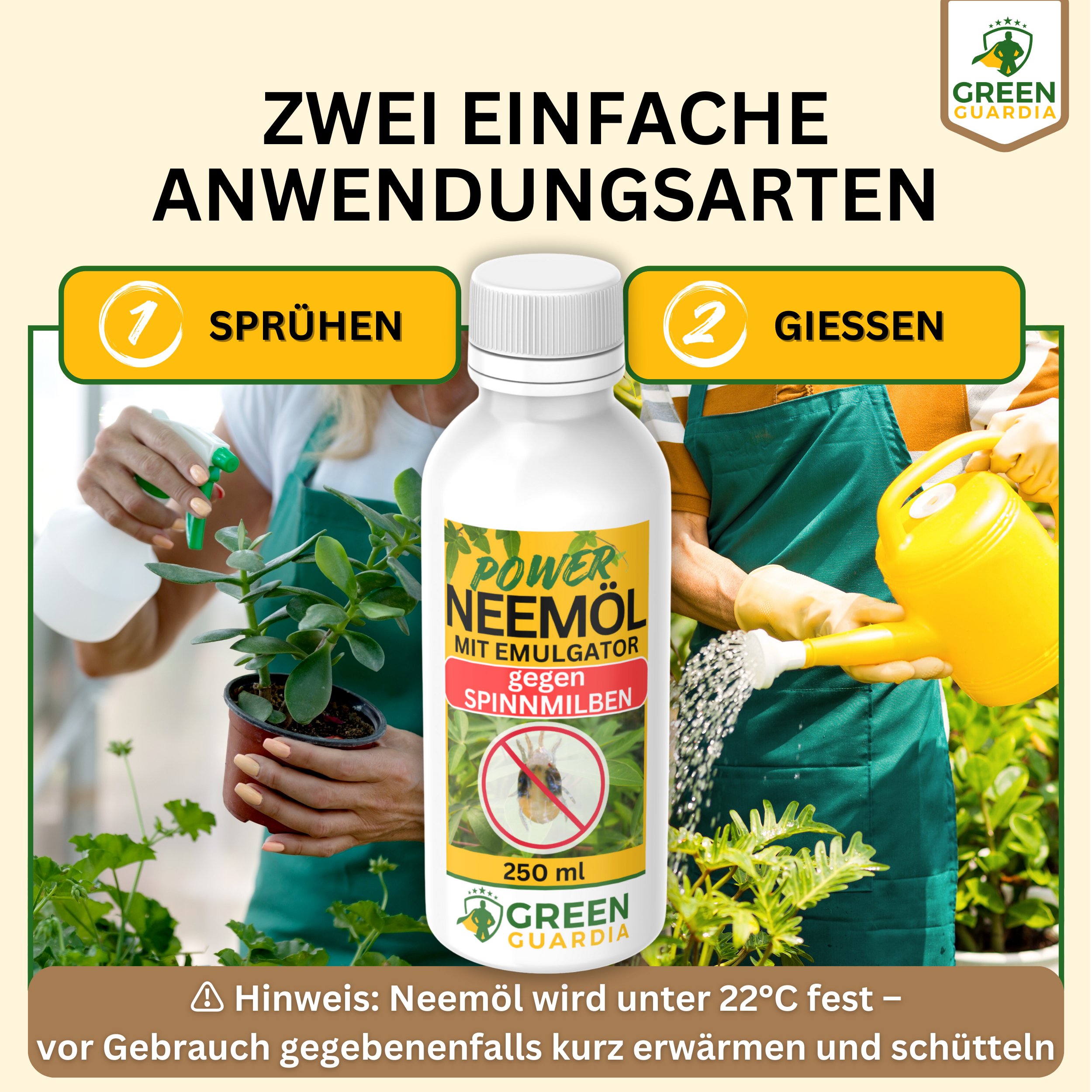 Power Neemöl gegen Spinnmilben