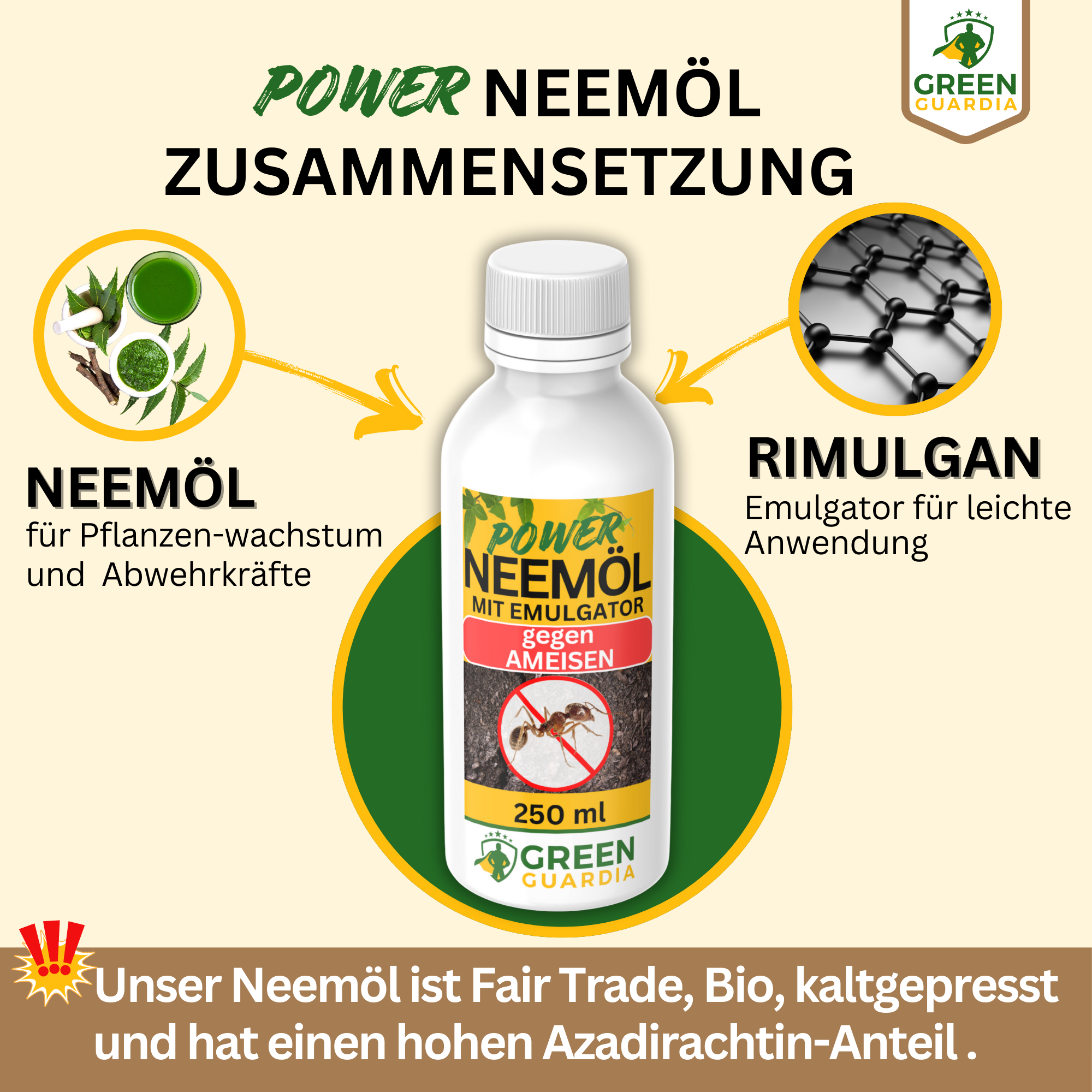 Power Neemöl gegen Ameisen