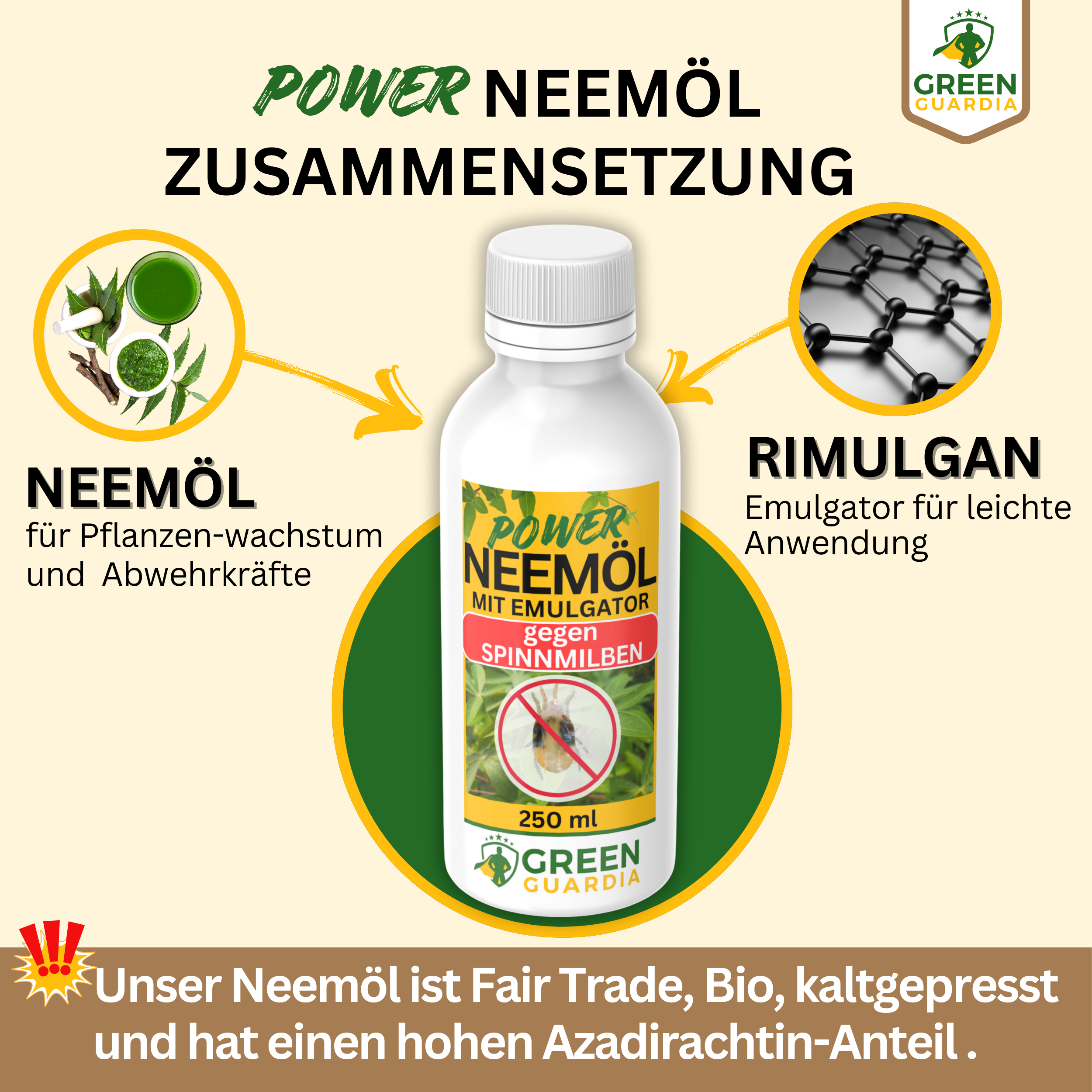 Power Neemöl gegen Spinnmilben