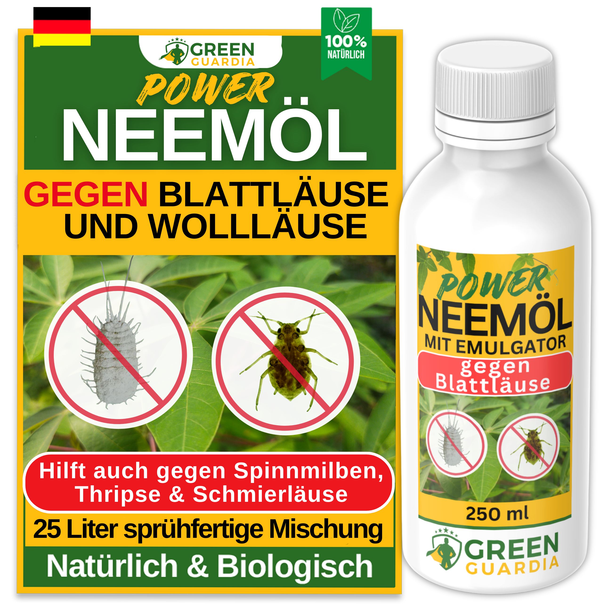 Power Neemöl gegen Blatt- und Wollläuse