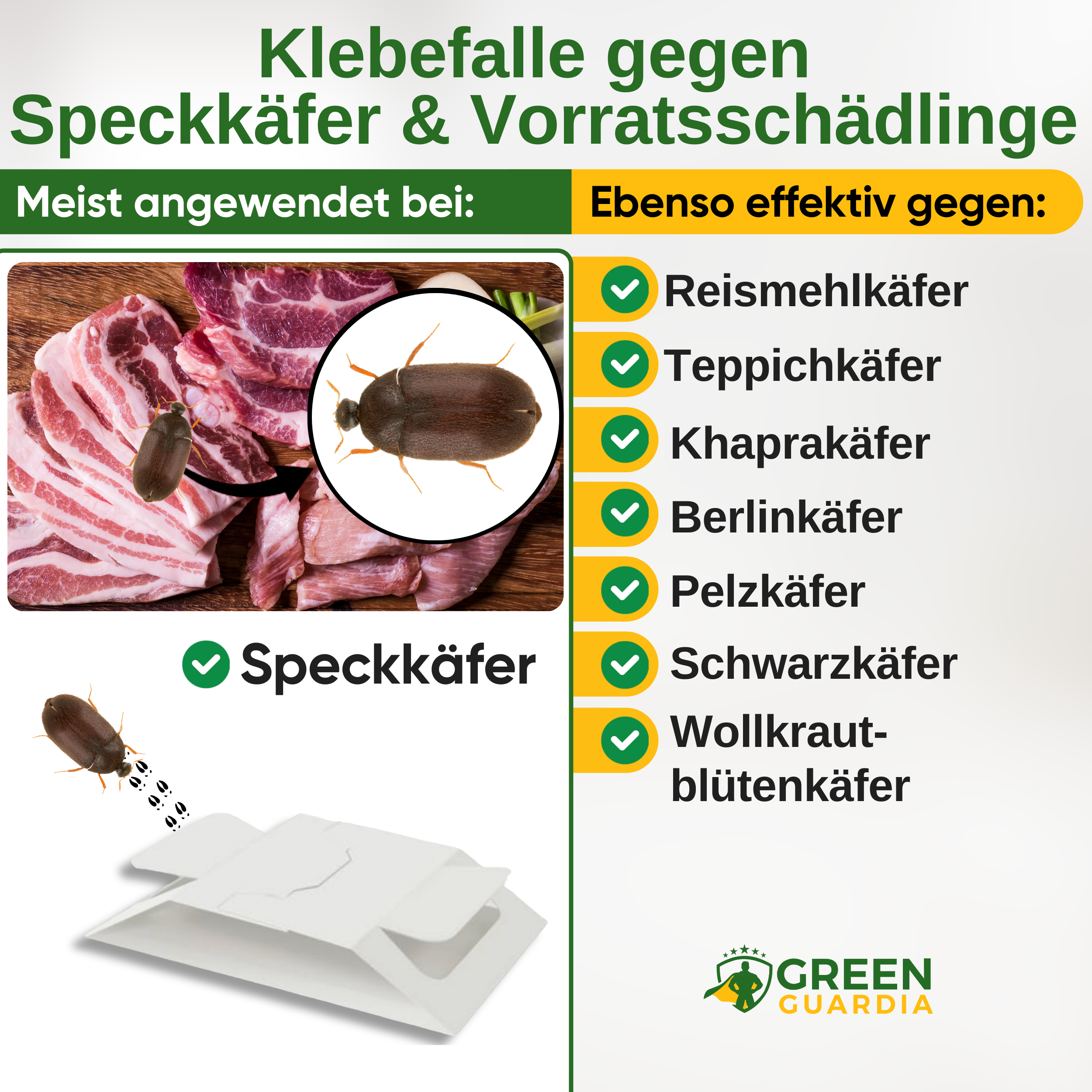 Speckkäfer Falle mit Spezial-Lockstoff