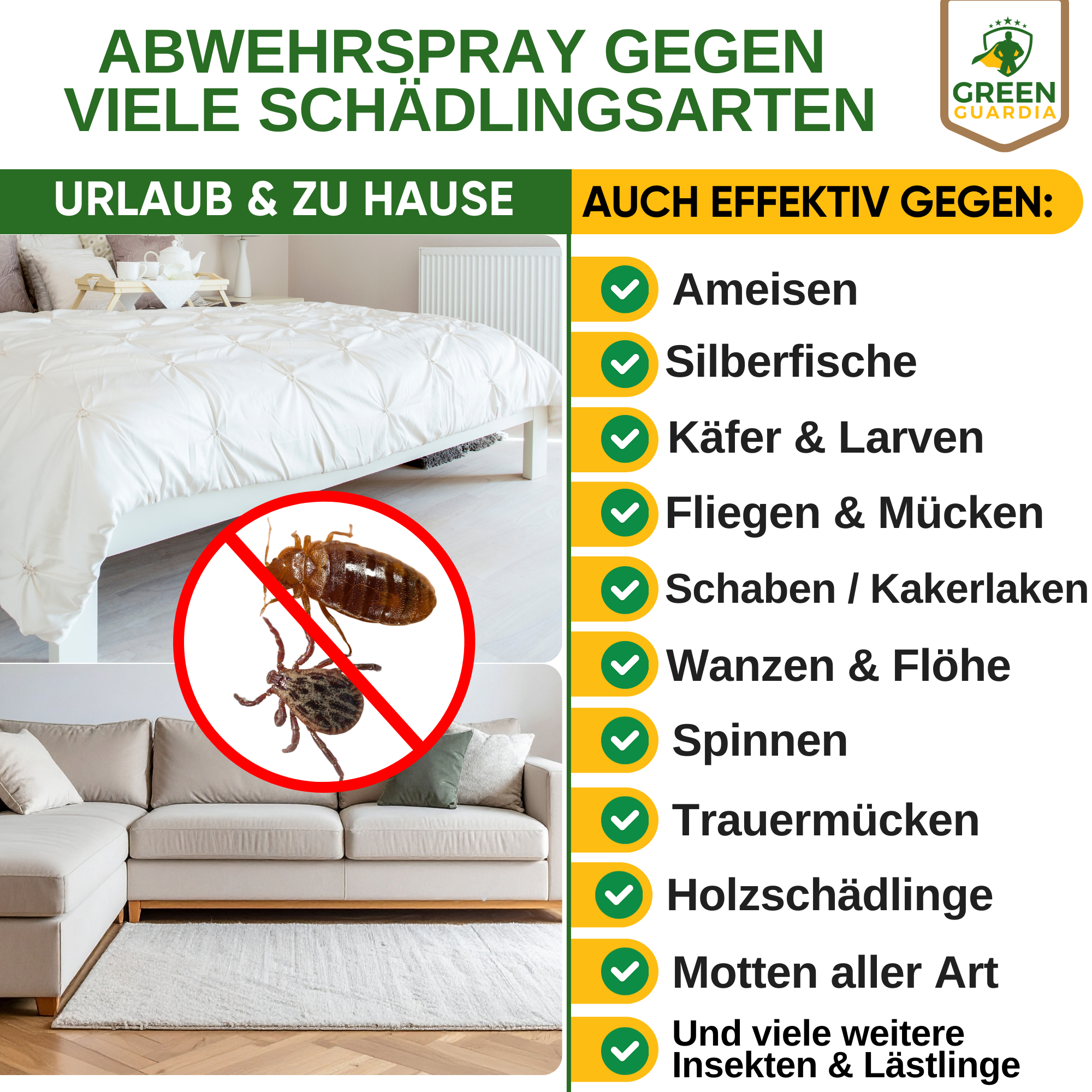 Bettwanzen-Abwehrspray Power-Konzentrat