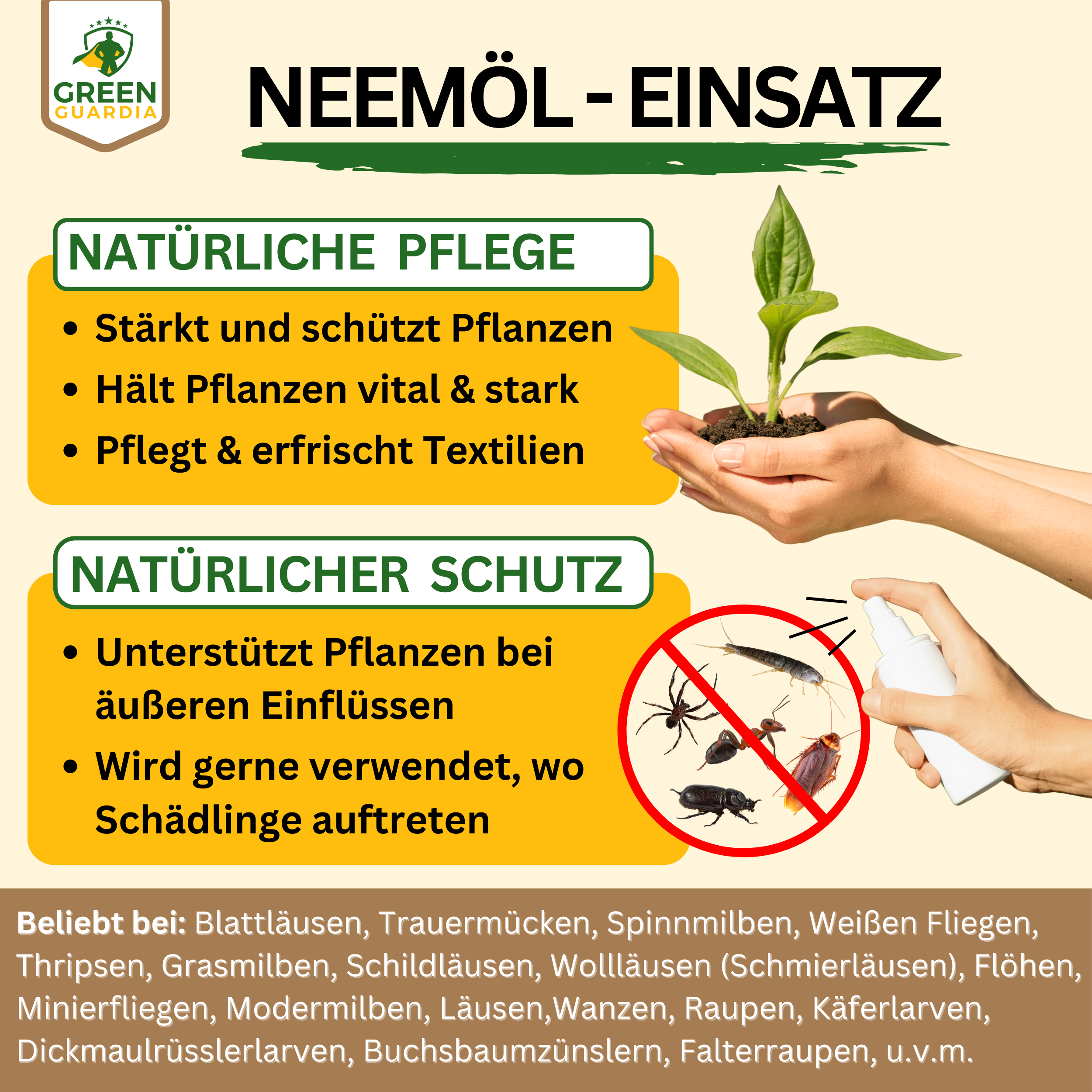 Power Neemöl gegen Blatt- und Wollläuse
