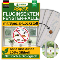 Fluginsekten Fenster-Falle mit Spezial-Lockstoff