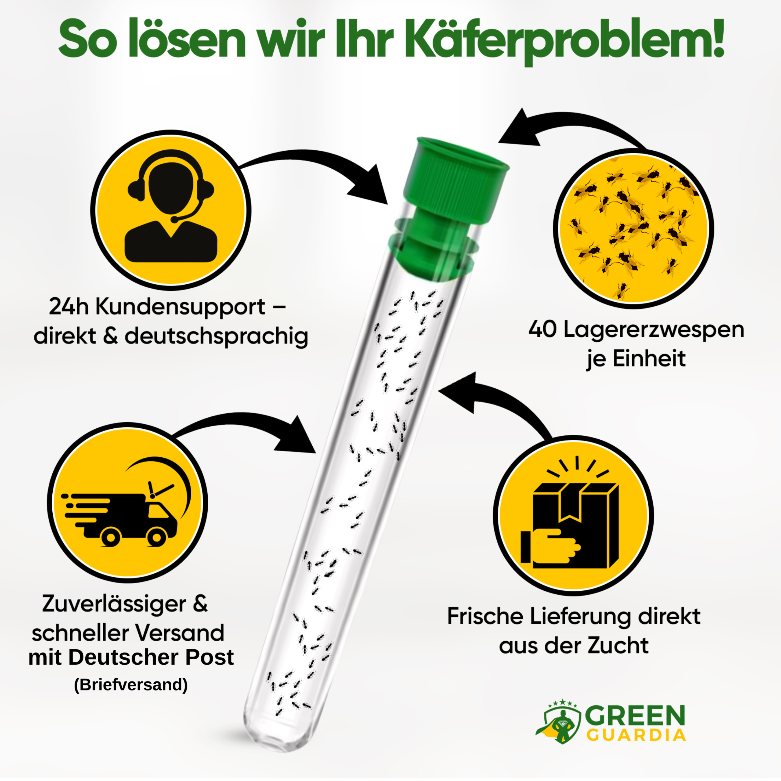 Lagererzwespen gegen Brotkäfer, Reiskäfer & Co.