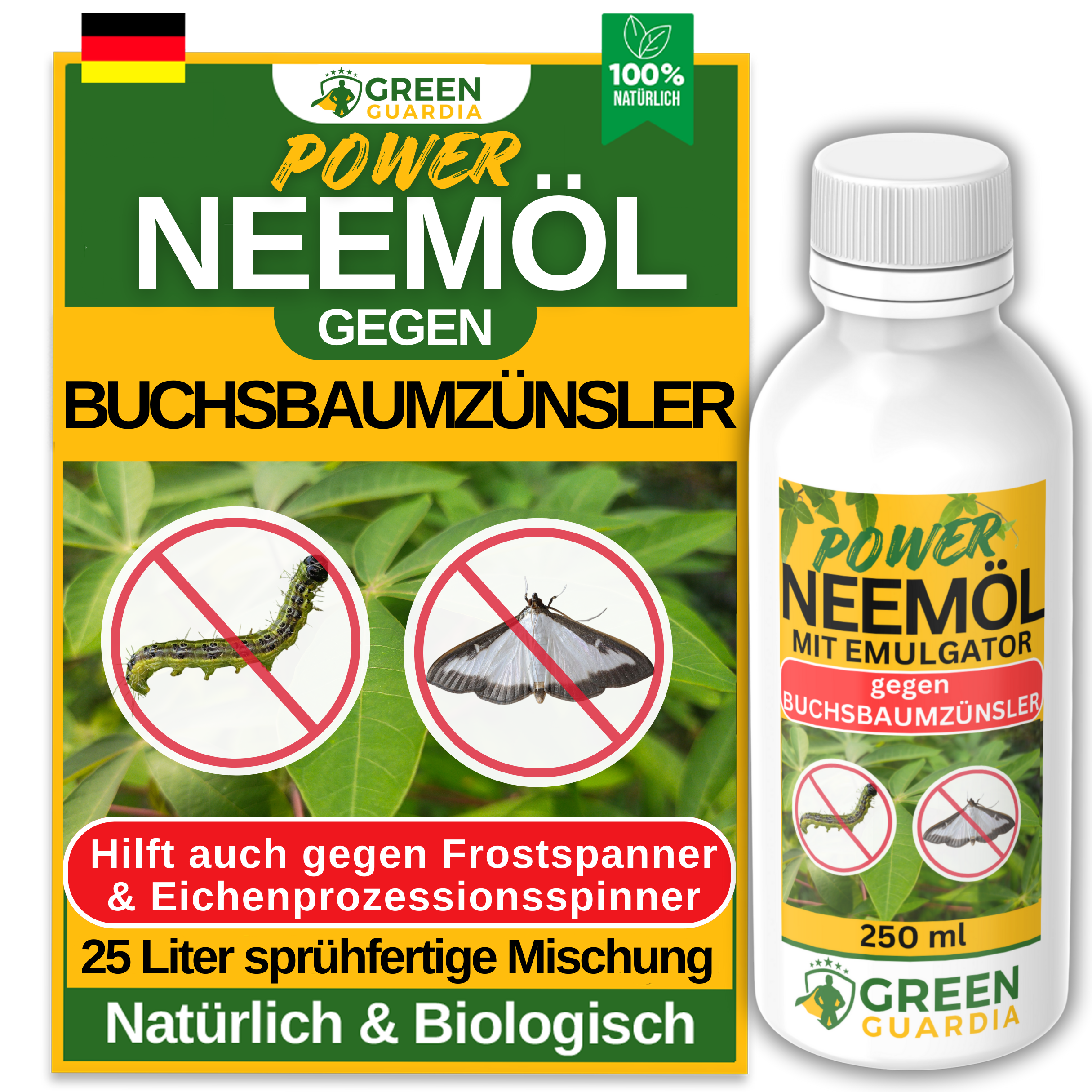 Power Neemöl gegen Buchsbaumzünsler