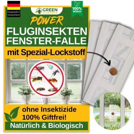 Ein guter Schutz gegen Schädlinge sind Fenster-Fallen