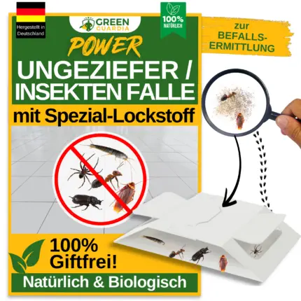 Ein guter Schutz gegen Schädlinge ist die Klebefalle mit Lockstoff